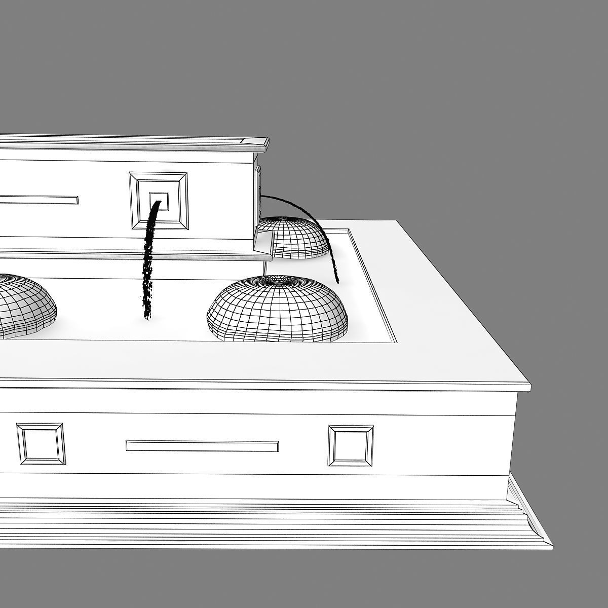 Fountain 02 3D model_11