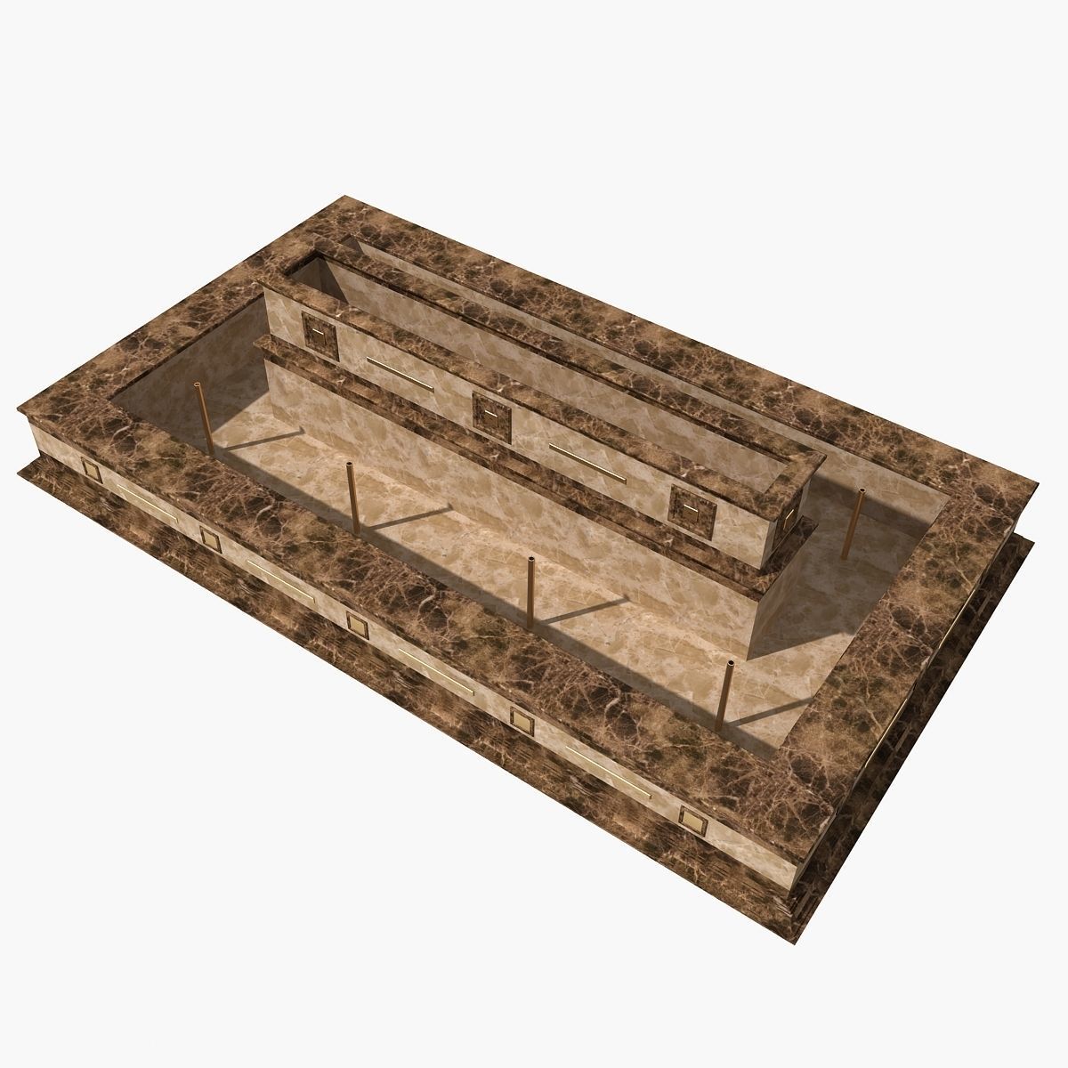 Fountain 02 3D model_5