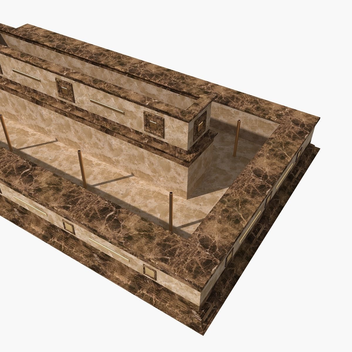 Fountain 02 3D model_6