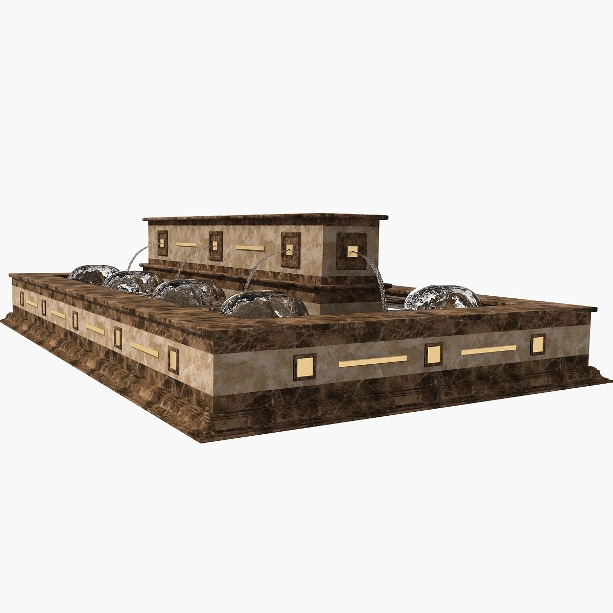 Fountain 02 3D model_4