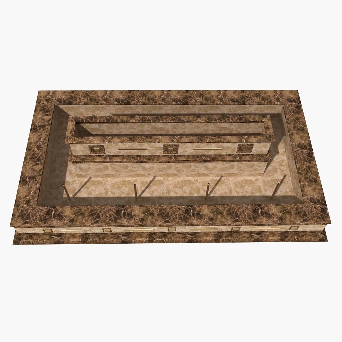 Fountain 02 3D model_7