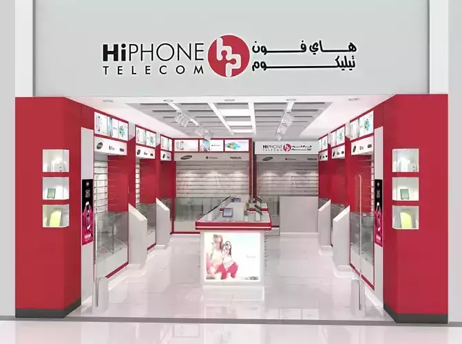 Mobile store design 3D model