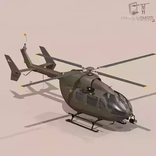 UH72 Lakota 3D model