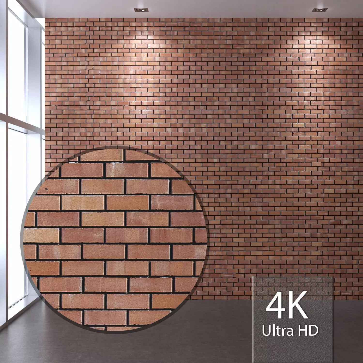 Brickwork brown 300 Texture_0