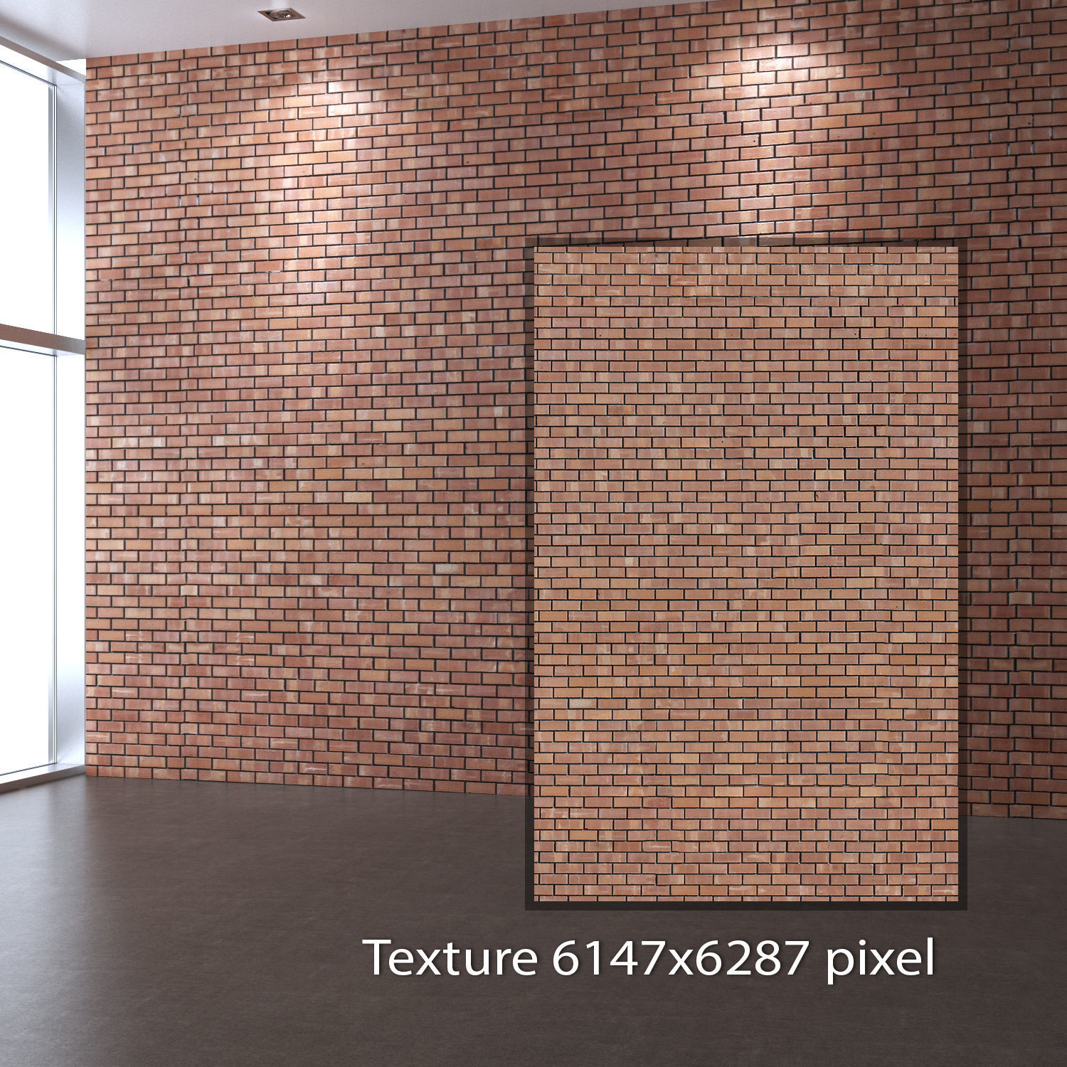 Brickwork brown 300 Texture_1