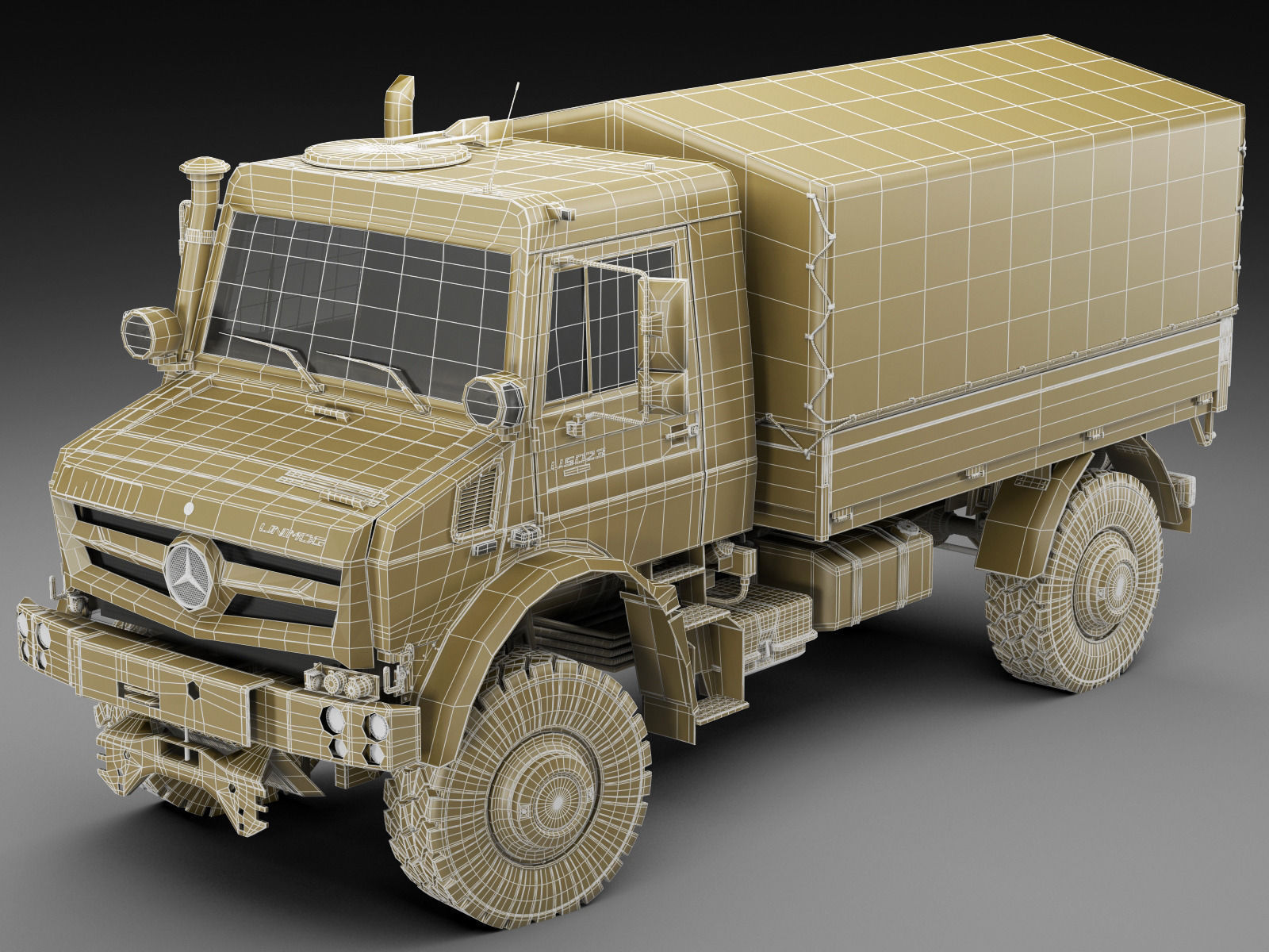 Mercedes Unimog U4023 - U5023 3D model_26