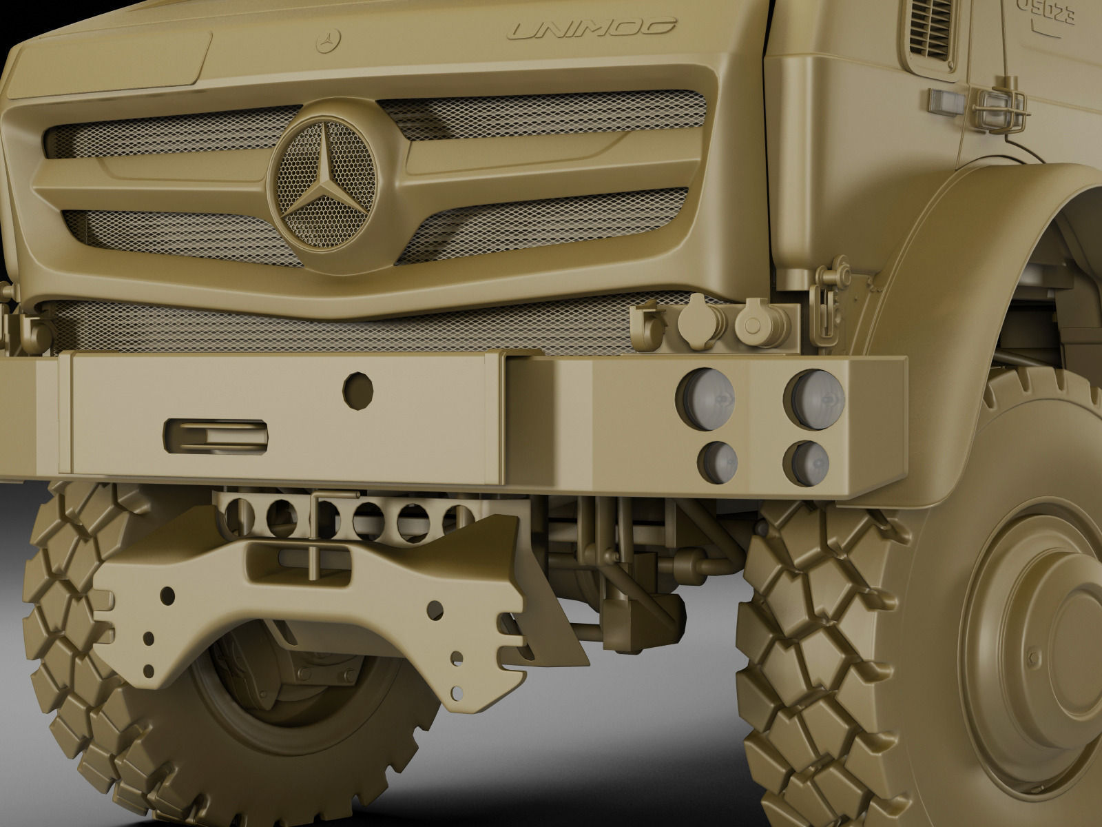 Mercedes Unimog U4023 - U5023 3D model_21