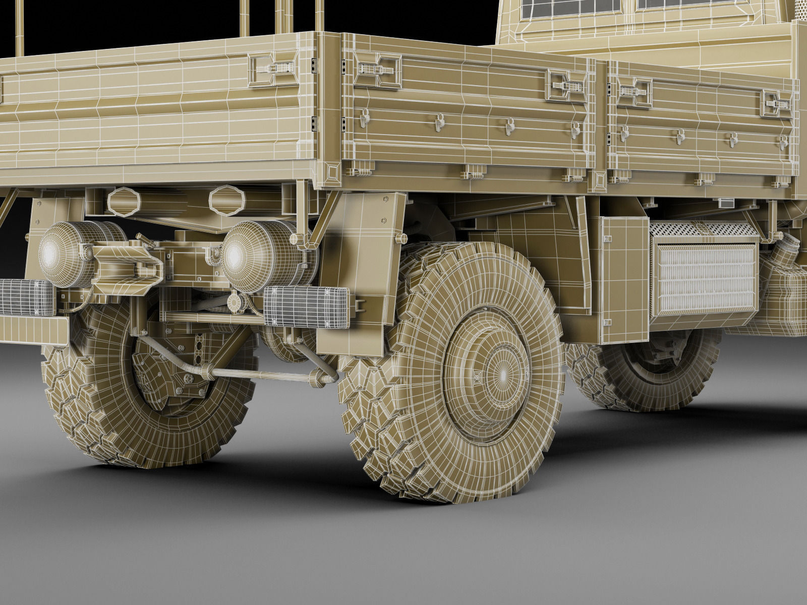 Mercedes Unimog U4023 - U5023 3D model_27