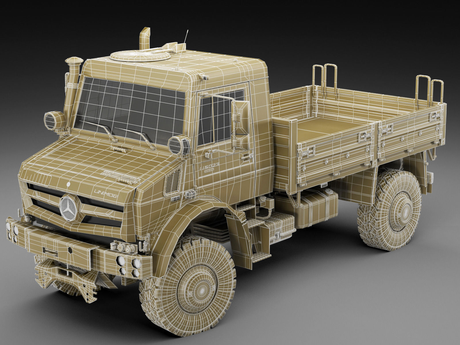 Mercedes Unimog U4023 - U5023 3D model_25
