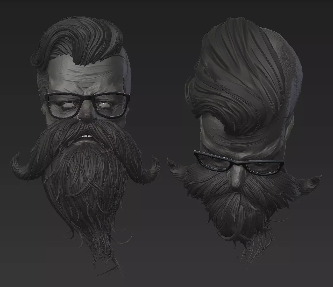 Dead Hipster 3D print model