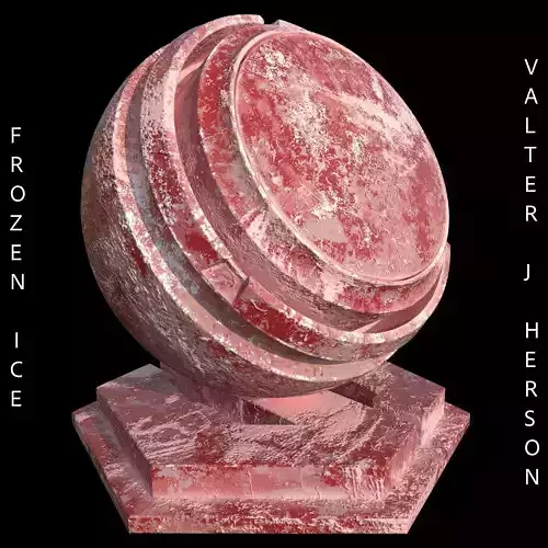 Frozen Ice Substance Material Pack Texture