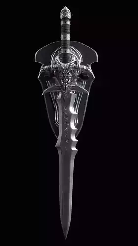 Frostmourne sword Free low-poly 3D model
