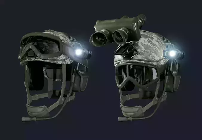 Military Helmet 01 Game Ready