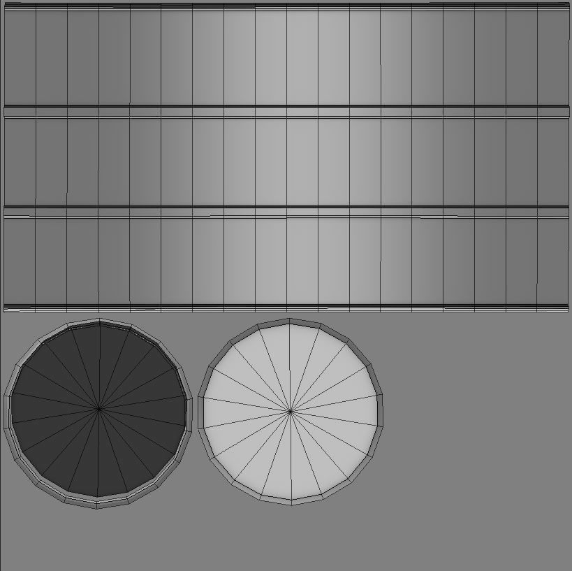 OIL DRUM 3D Low-poly 3D model_5