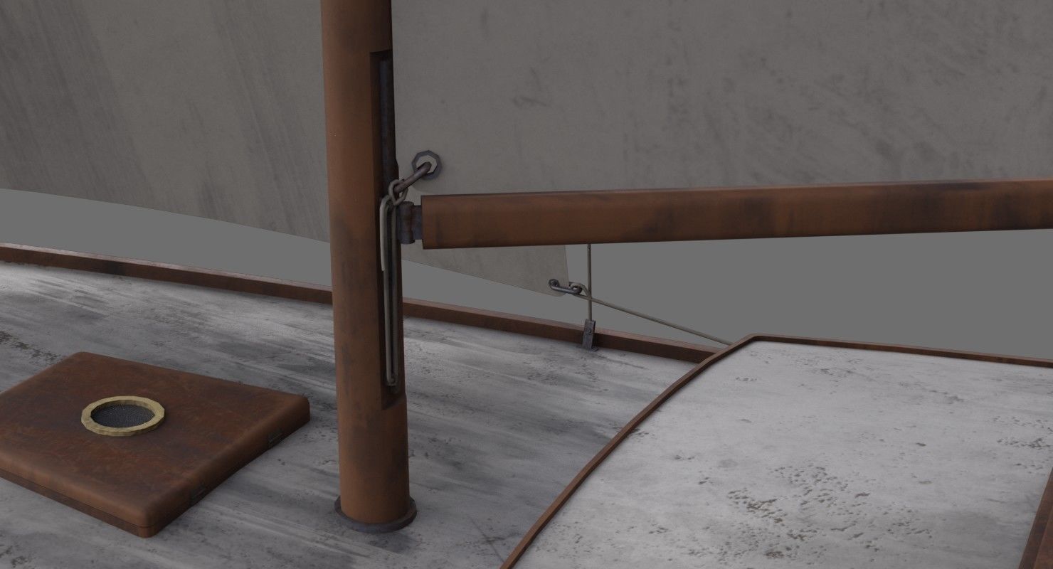 Sailboat 1B Low-poly 3D model_6