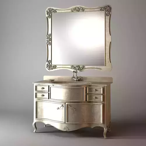 Washstand and Mirror