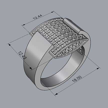 WOMAN RING 3D print model_4