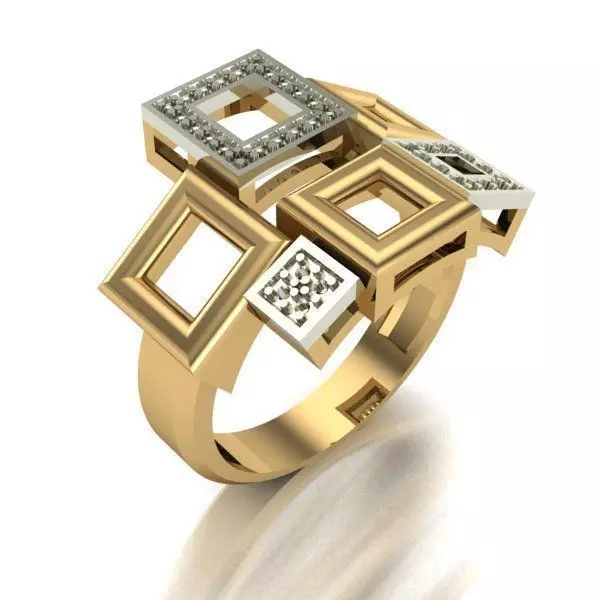 WOMAN RING 3D print model_0