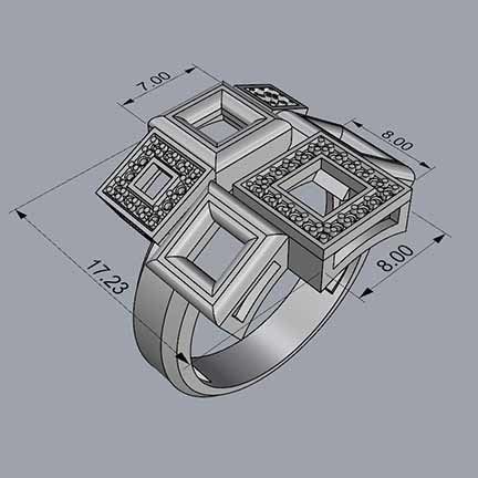 WOMAN RING 3D print model_4