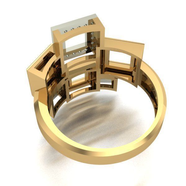 WOMAN RING 3D print model_2