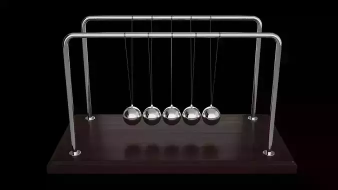 Newtons Cradle 3D model