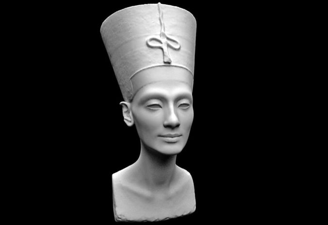 Egyptian Queen Nefertiti 3D print model