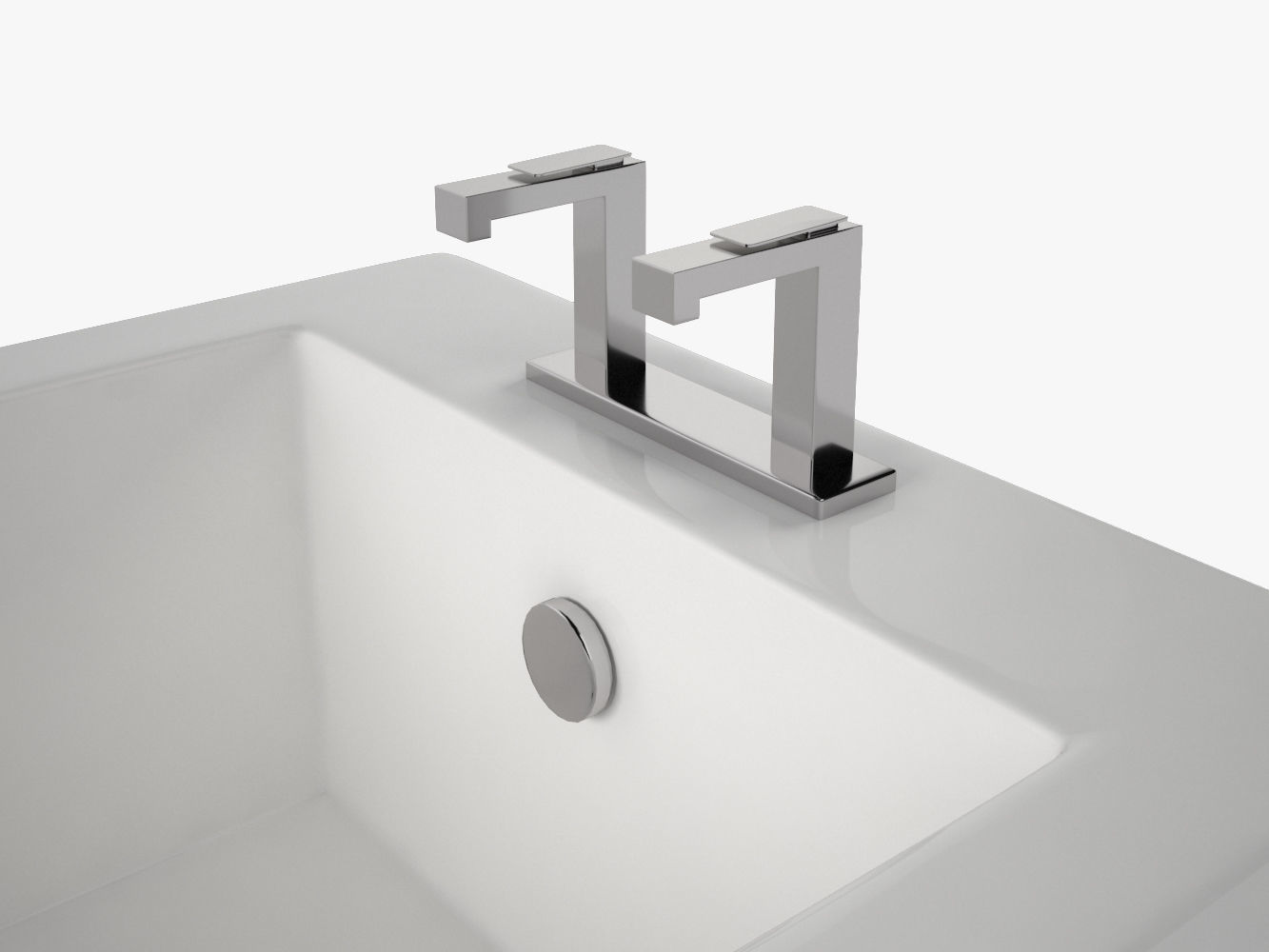Bath Model bathtub 3D model_3