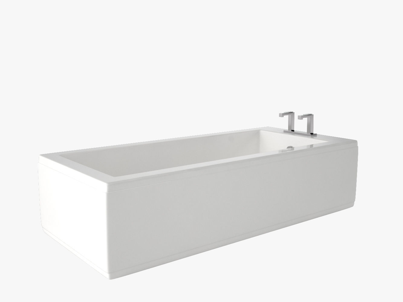 Bath Model bathtub 3D model_1