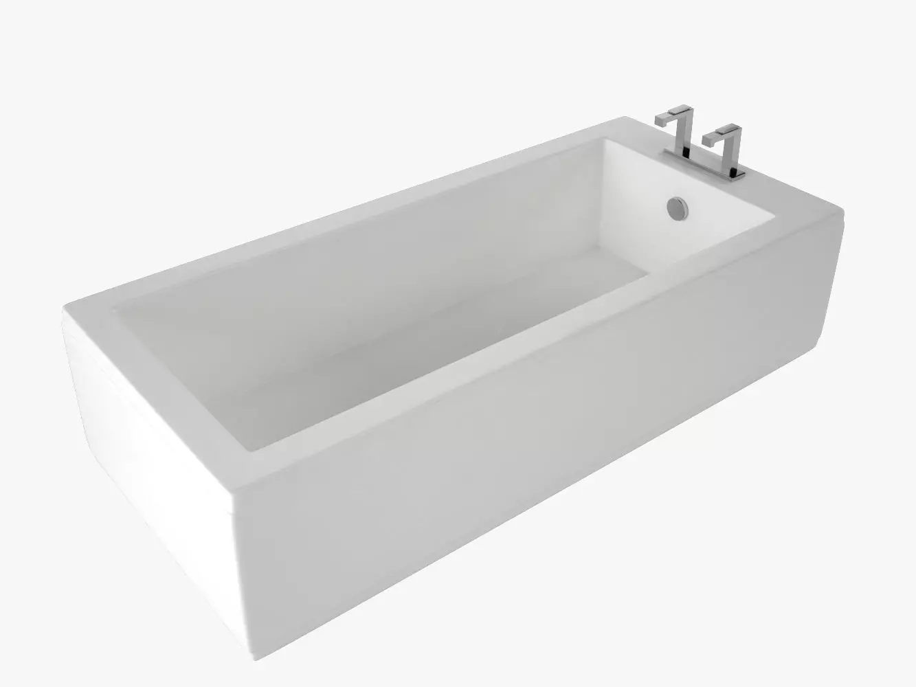 Bath Model bathtub 3D model_0