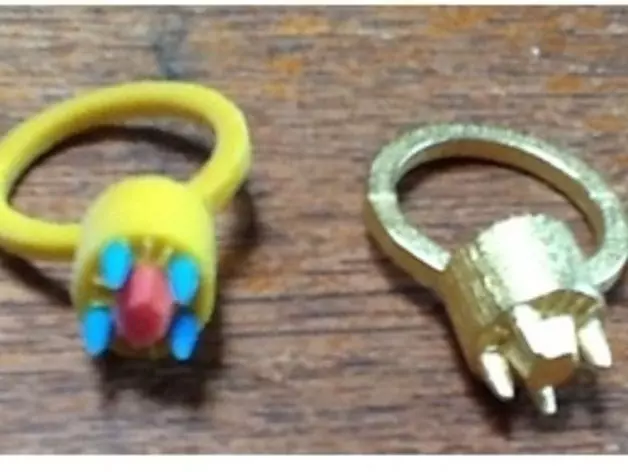 Tiger woman ring 3 Free 3D print model
