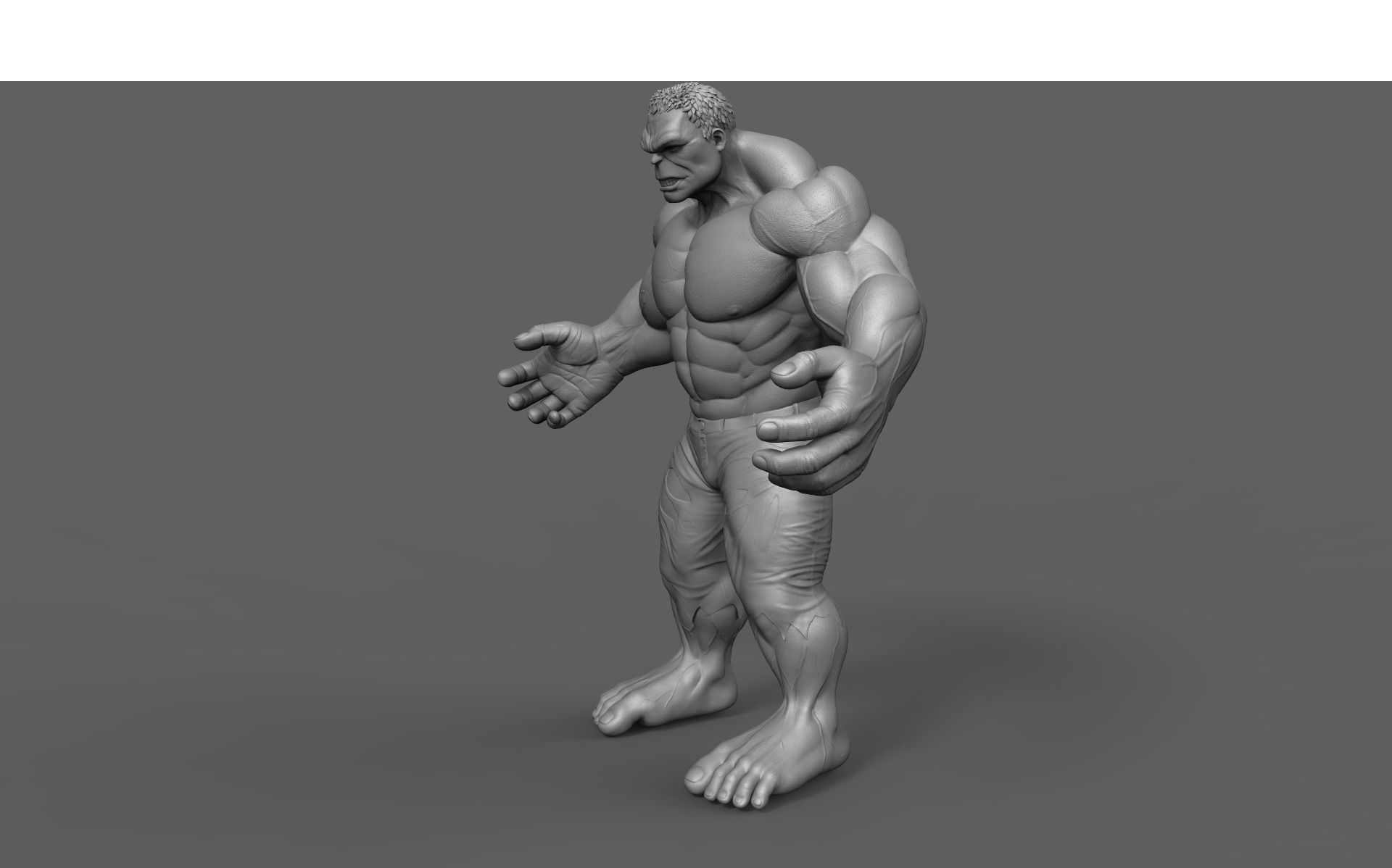 THE INCREDIBLE HULK 3D print model_11