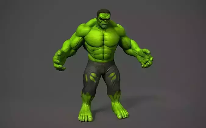 THE INCREDIBLE HULK 3D print model