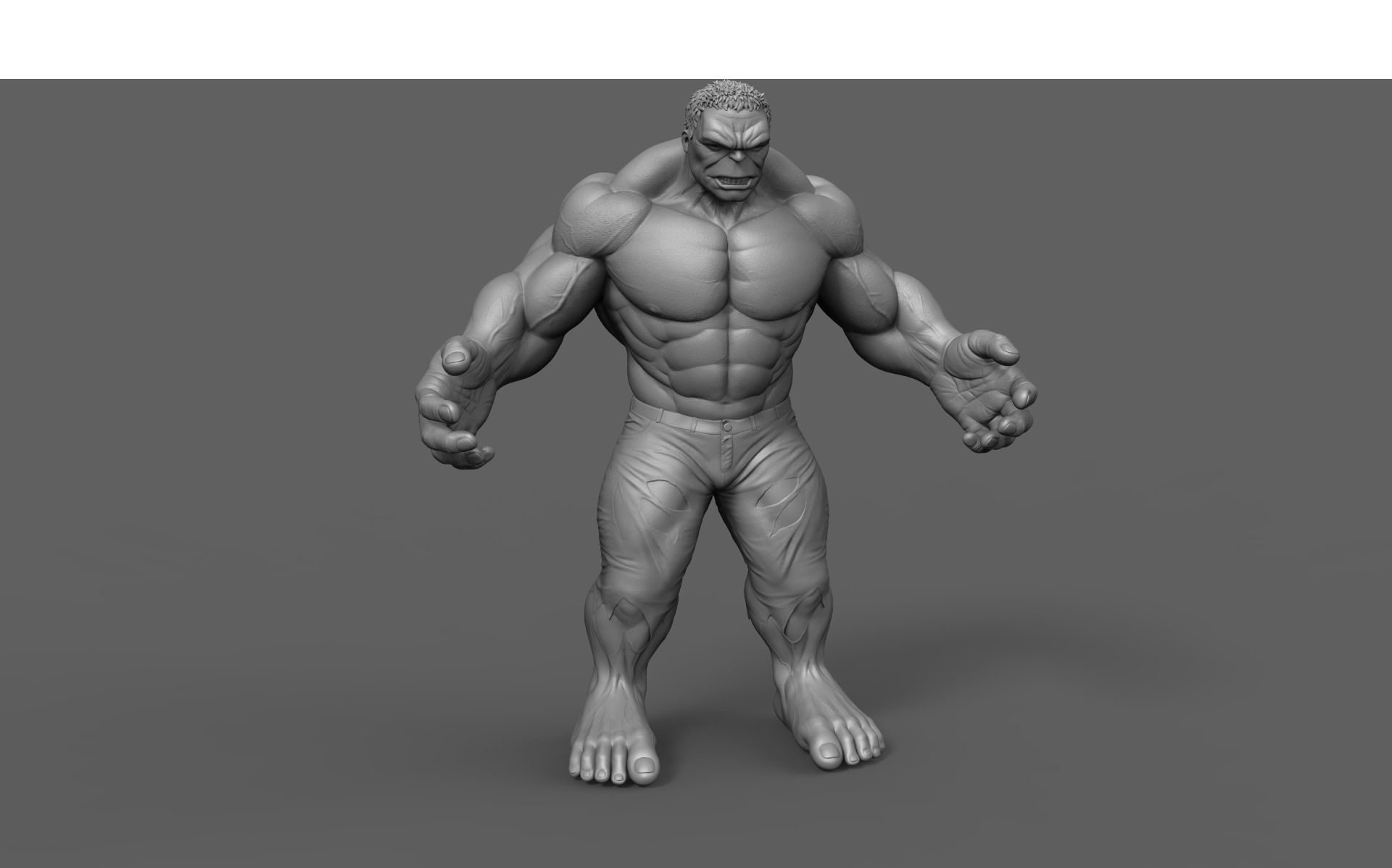 THE INCREDIBLE HULK 3D print model_7
