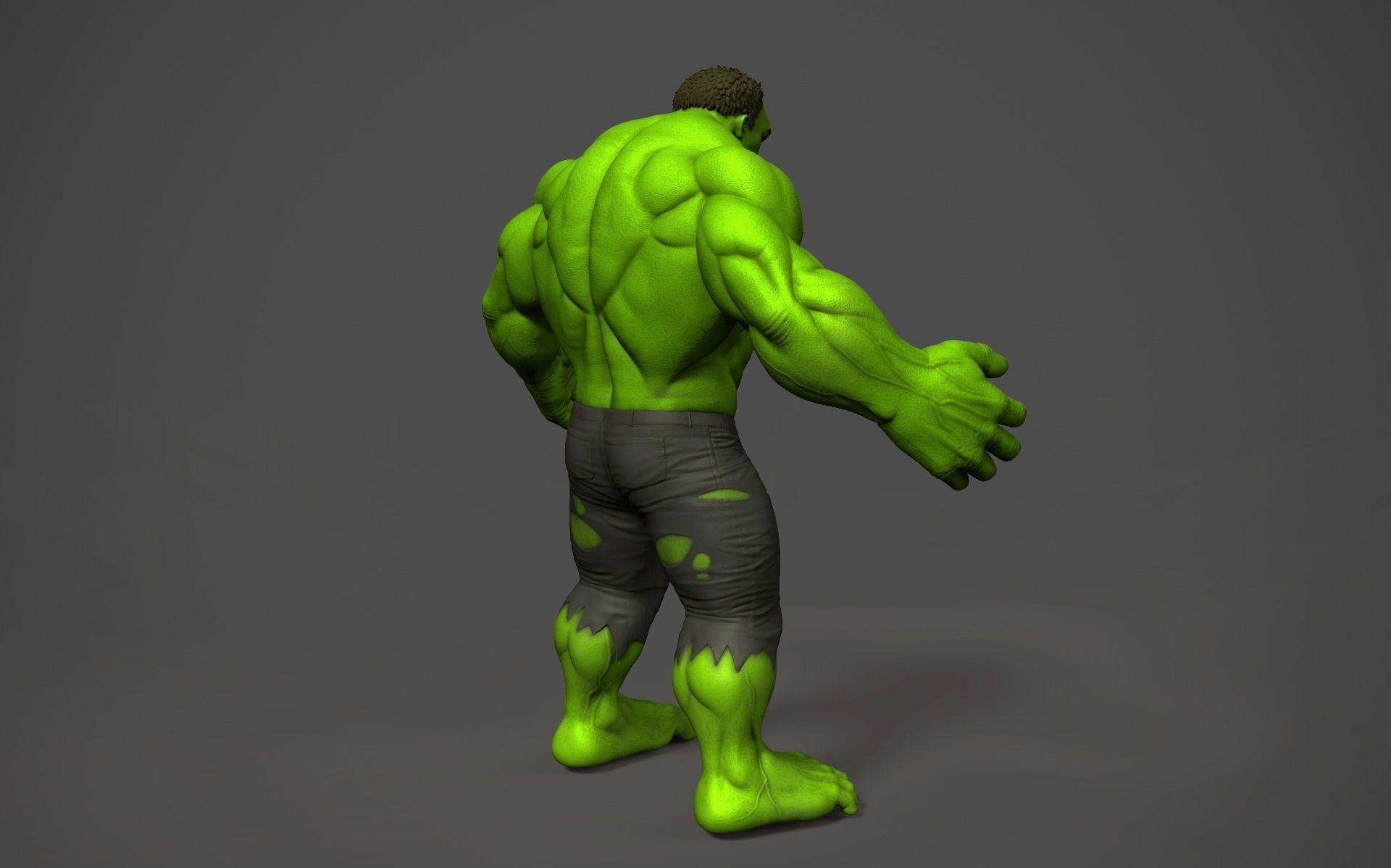 THE INCREDIBLE HULK 3D print model_4