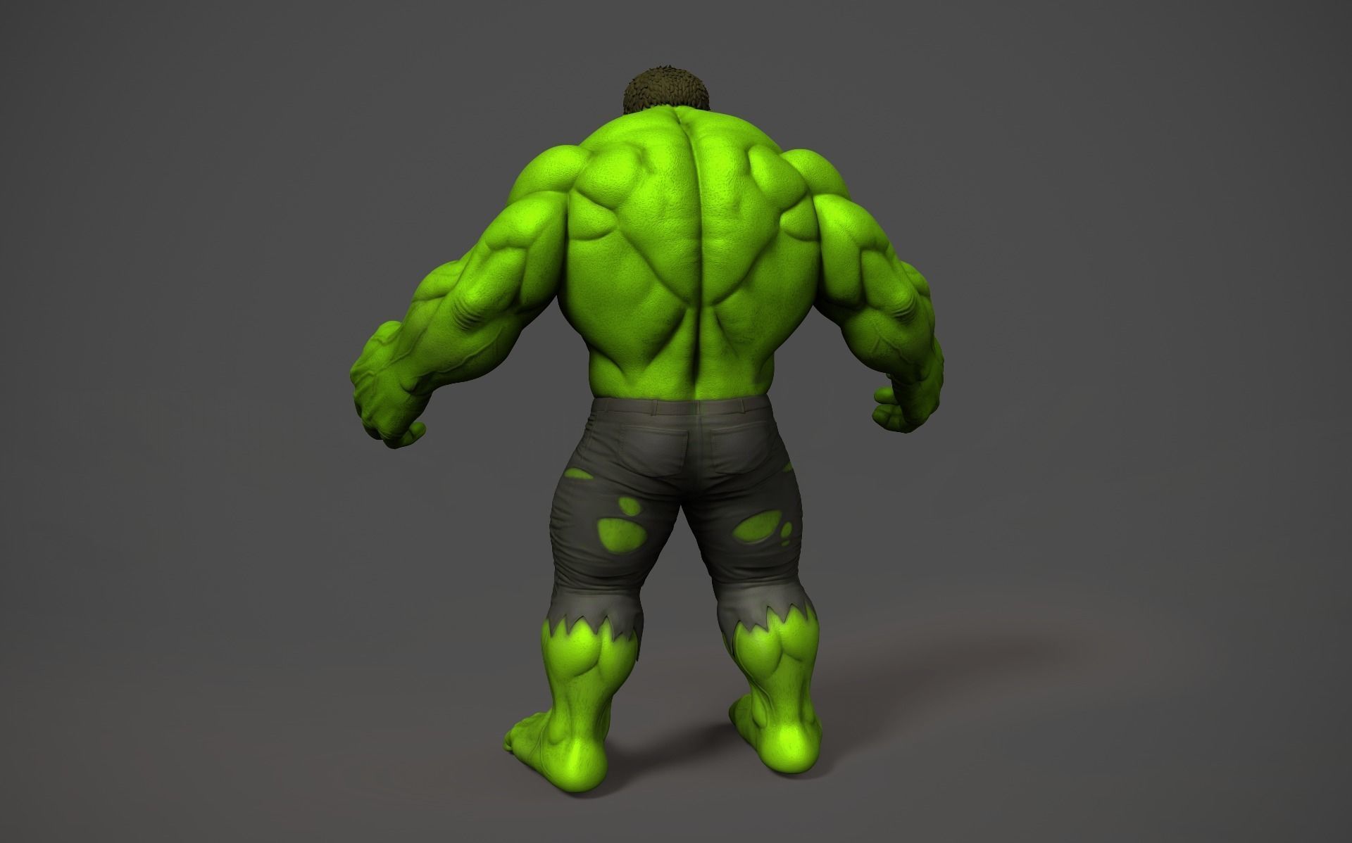 THE INCREDIBLE HULK 3D print model_5