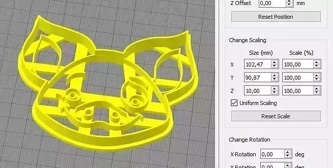 Pig Head Cookie Cutter