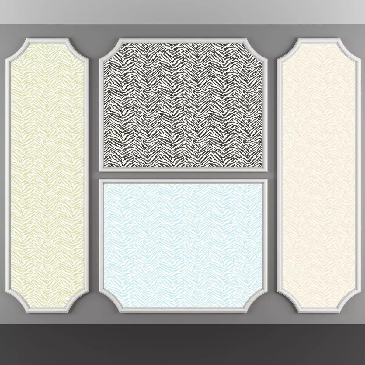 Wallpaper -33 4 Color 3D model_0