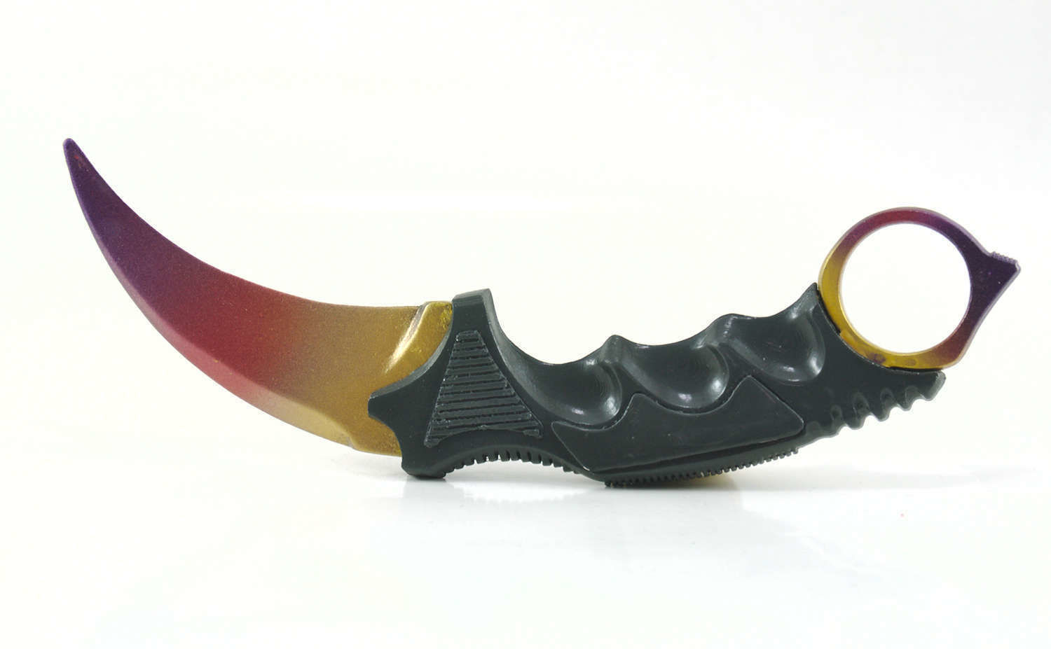 cs go karambit nametag - counter strike replica knife 3D print model_2