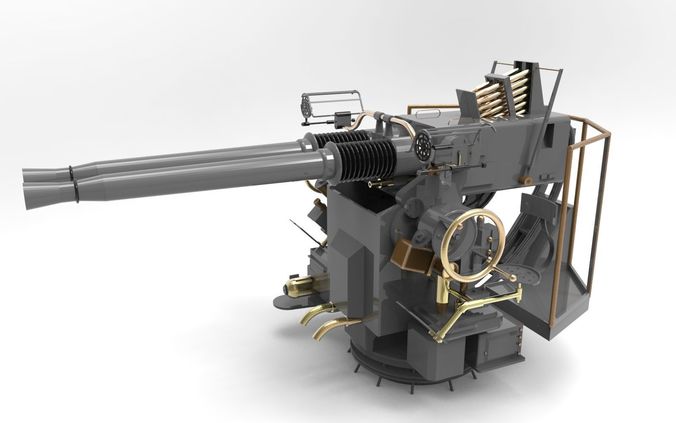 Gun Uss Slater DE-766 cannon