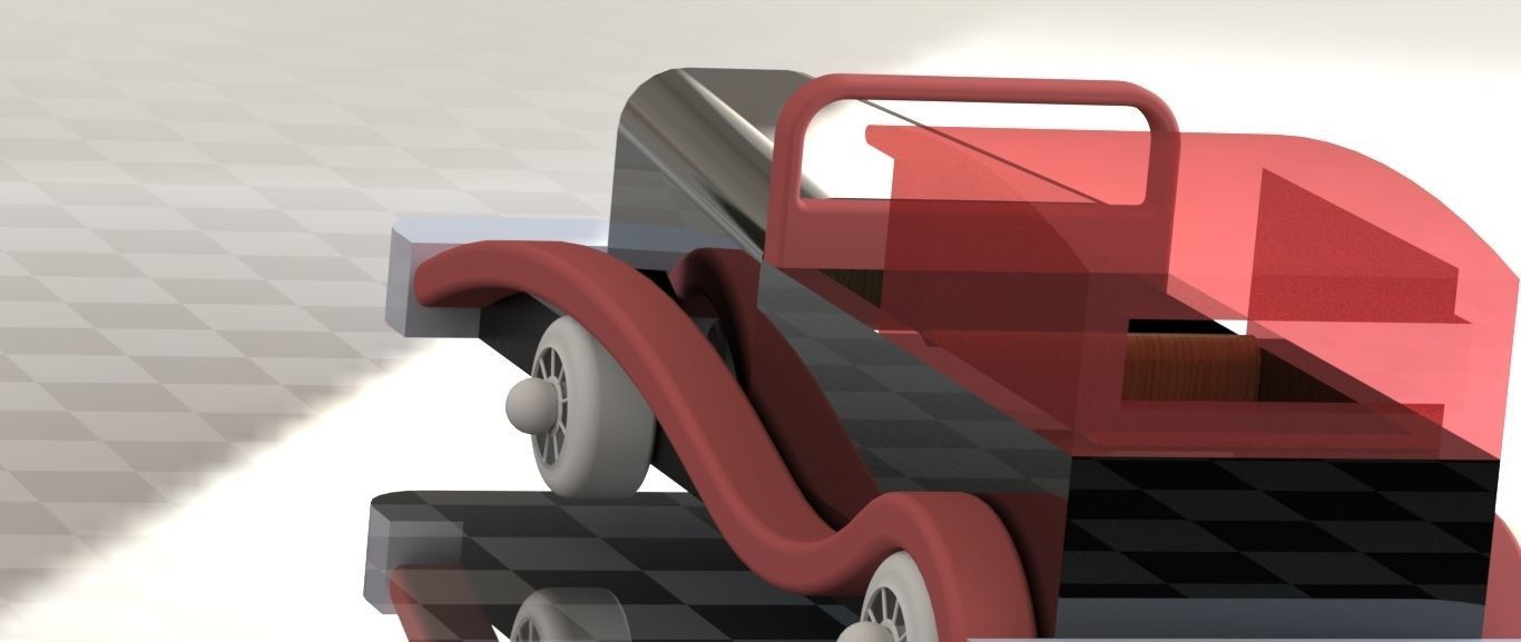 30s car 3D print model_2