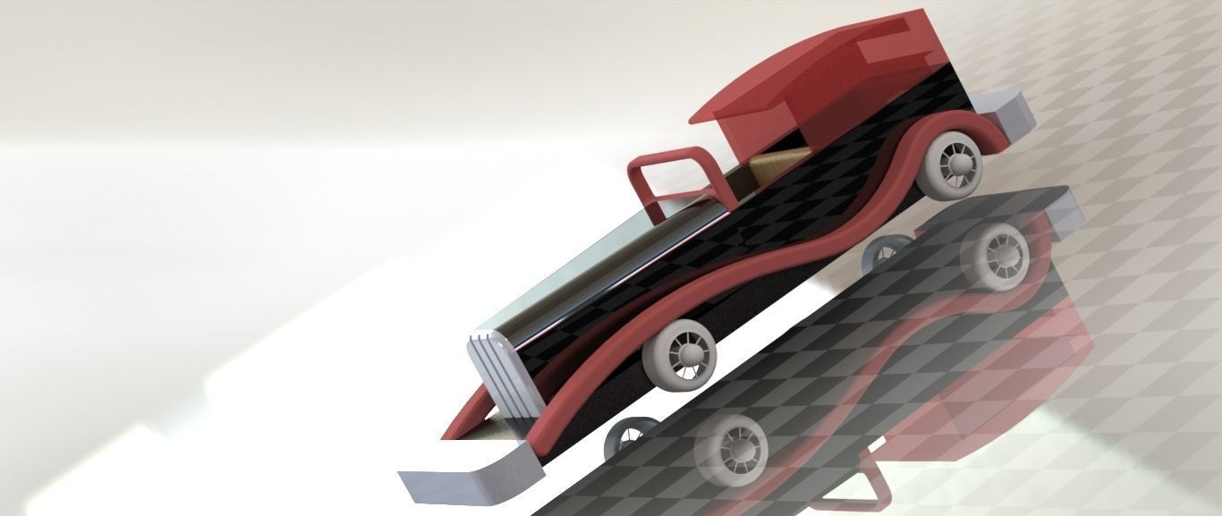 30s car 3D print model_3