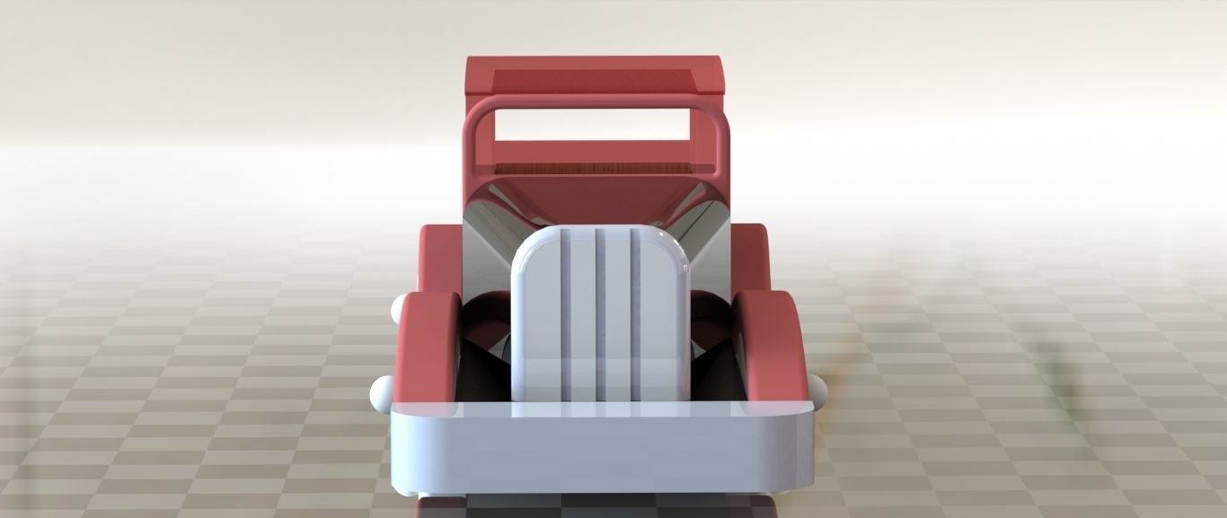 30s car 3D print model_4