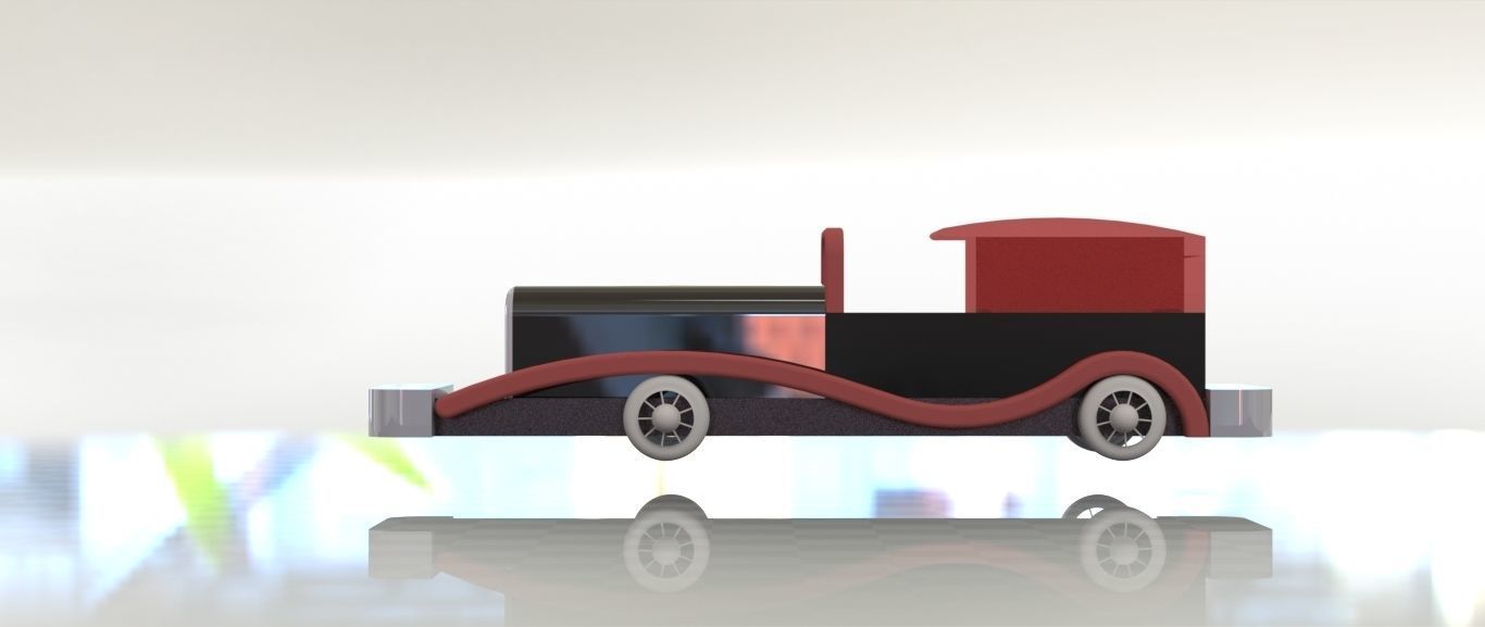 30s car 3D print model_1