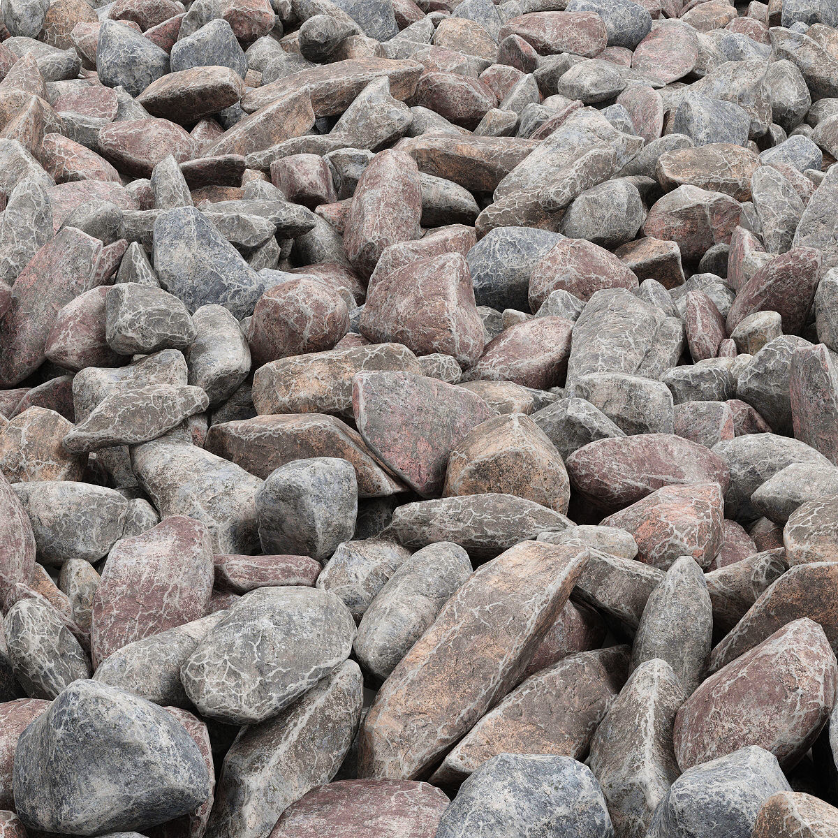 Rock stone collection n14 3D model_1