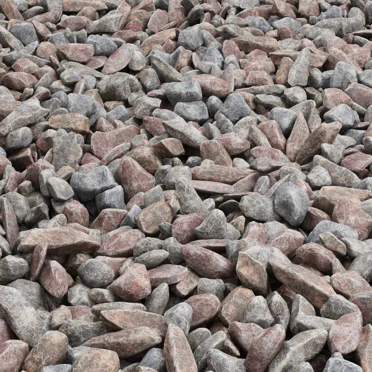 Rock stone collection n14 3D model_0