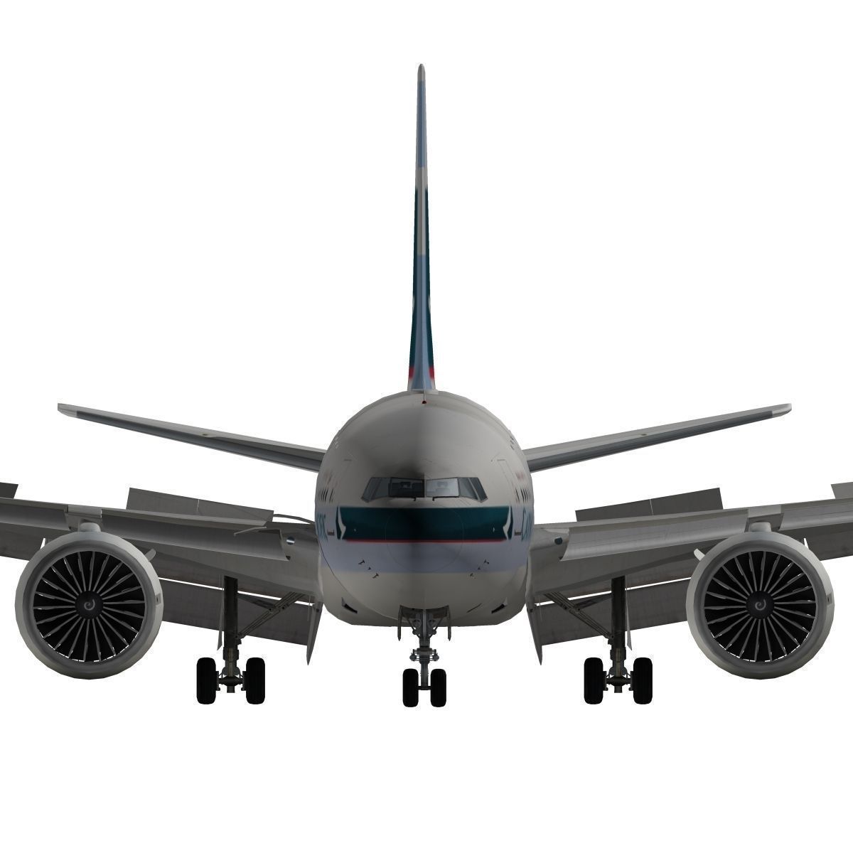 Boeing 777-300ER Cathay Pacific 3D model_5