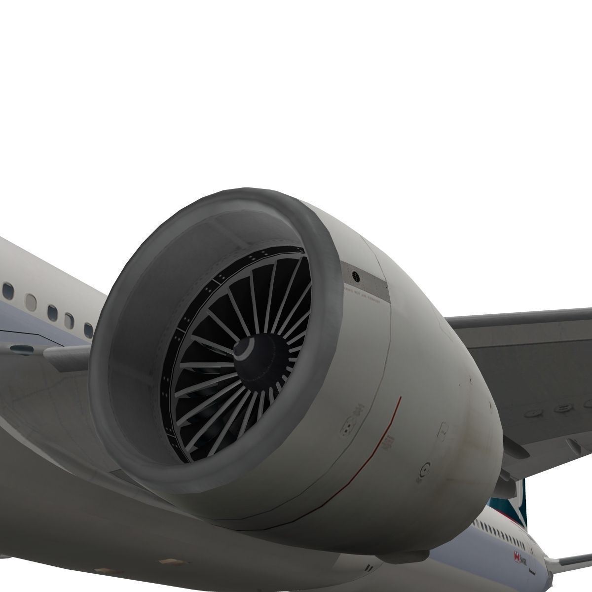 Boeing 777-300ER Cathay Pacific 3D model_12