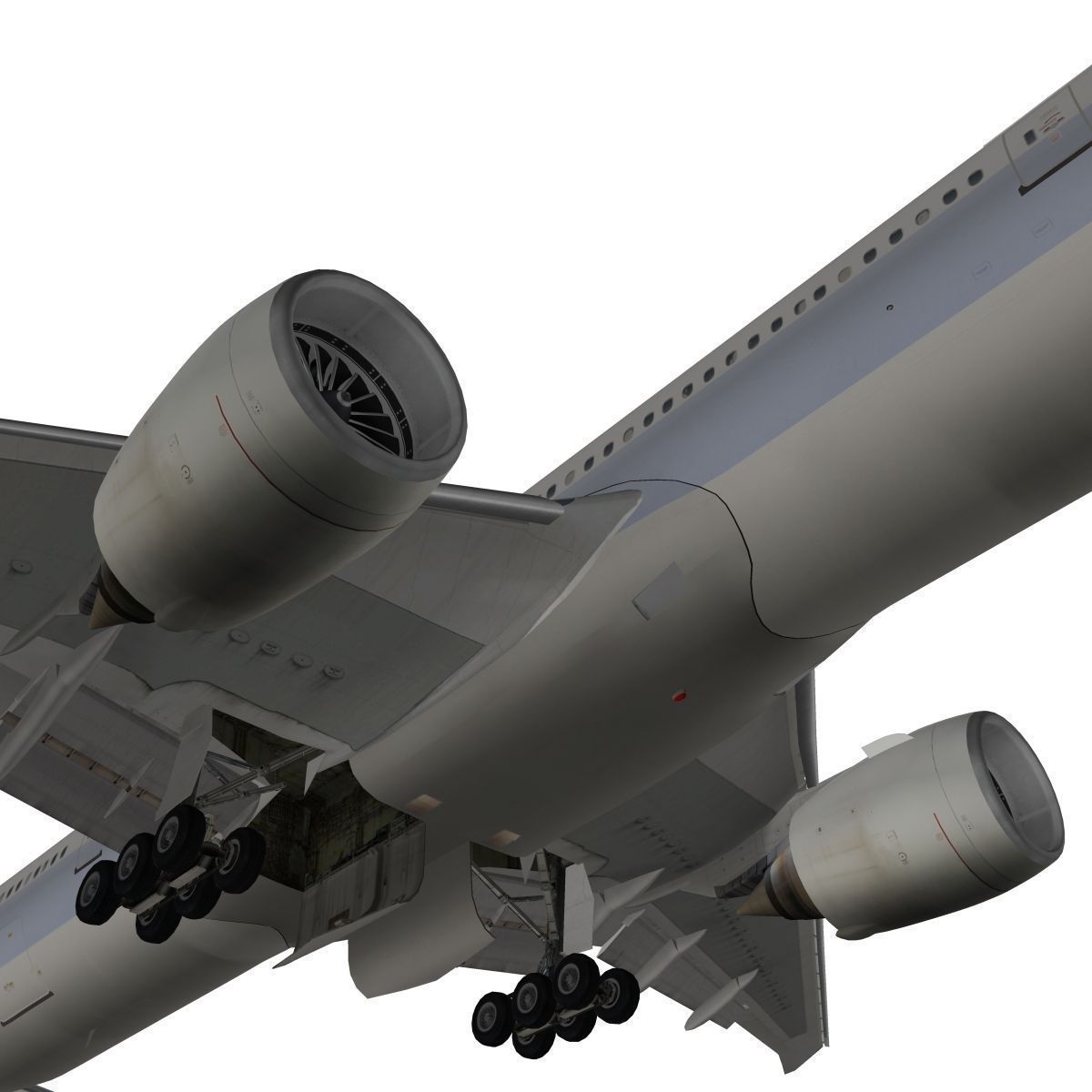 Boeing 777-300ER Cathay Pacific 3D model_8