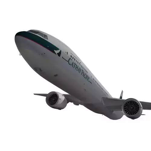 Boeing 777-300ER Cathay Pacific 3D model