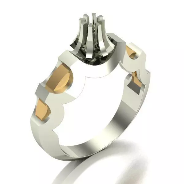 ENGAGEMENT RING 3D print model_0